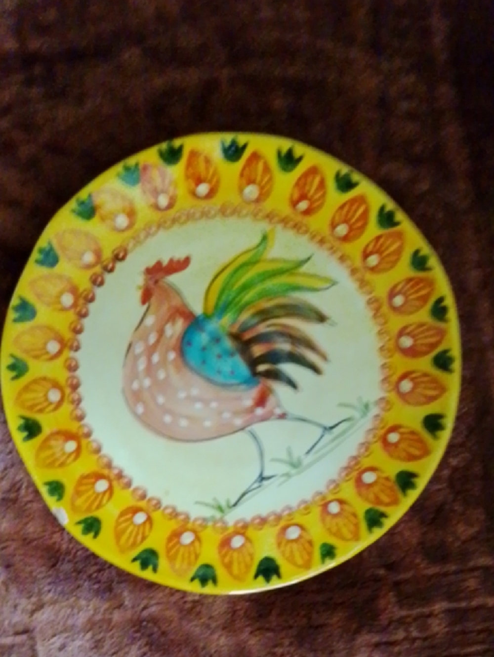 Decorative plate made for Neiman Marcus Hand Painted in Italy